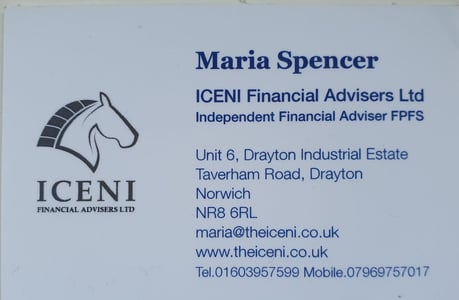 Maria's business card