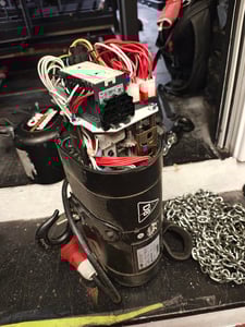 Instion of chain hoists