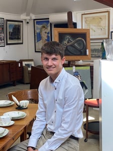 Images of our Glandford Team - Kevin, Freddy & Mary and some of the inside of our saleroom
