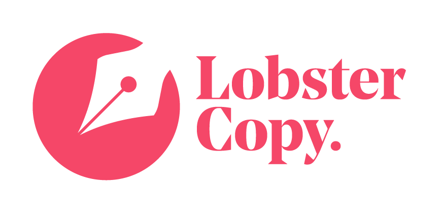 Norwich copywriter agency Lobster Copy® 🦞 logo