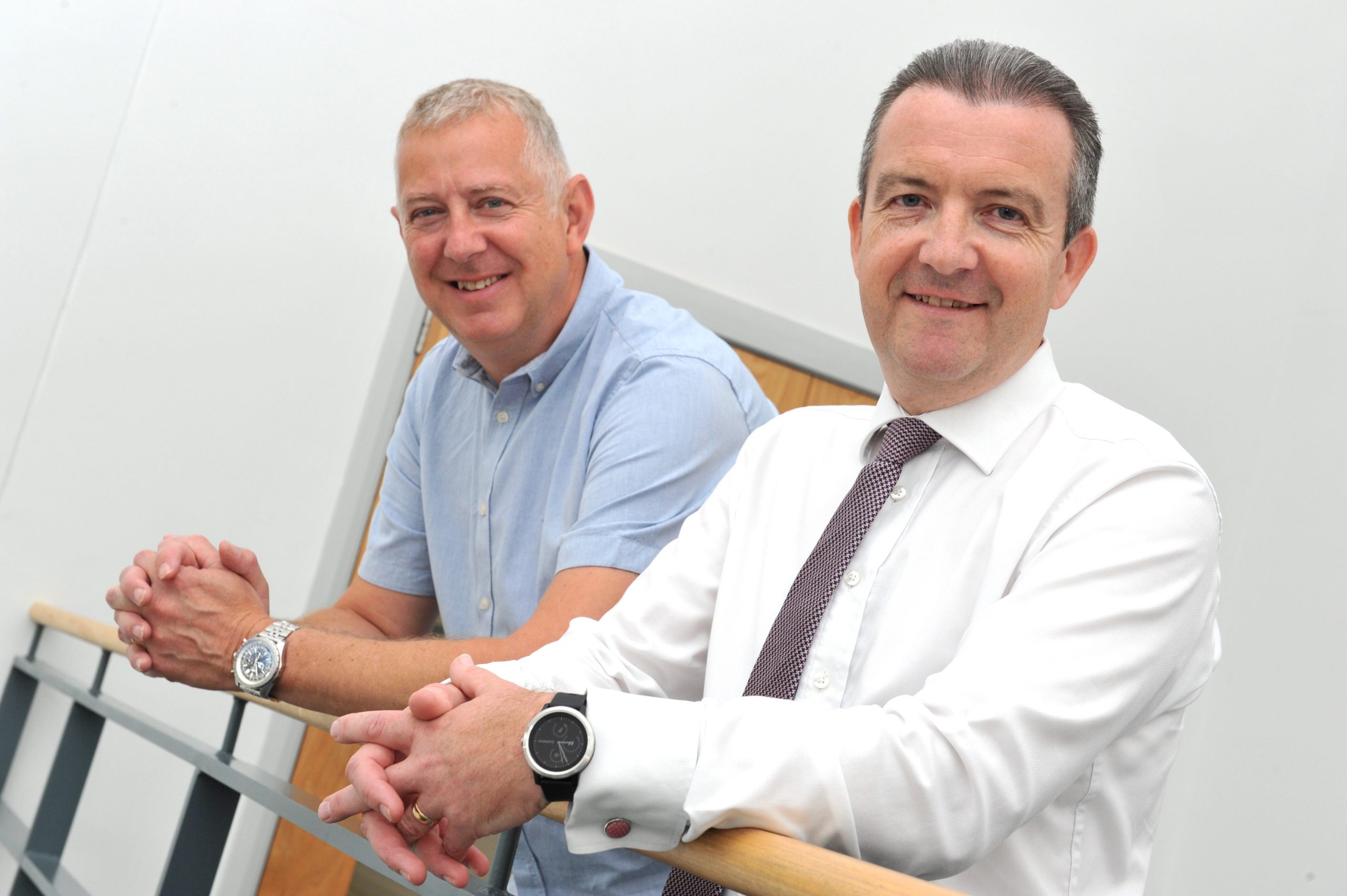 (left) Managing Director Of Flagship’s Development Company, Tony Tann (right) Simon Medler, Regional Managing Director At Lovell