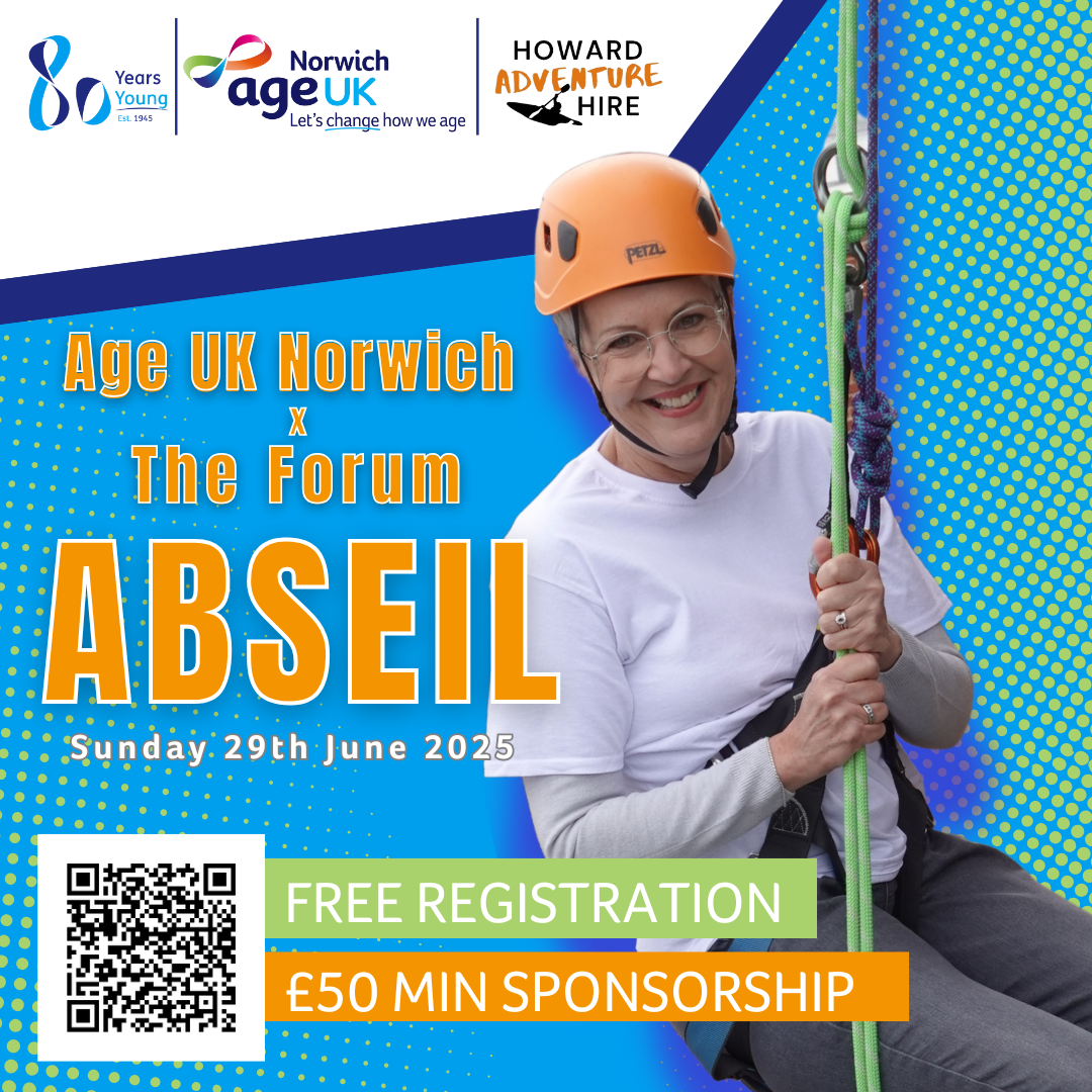 Abseil in aid of Age UK Norwich 
