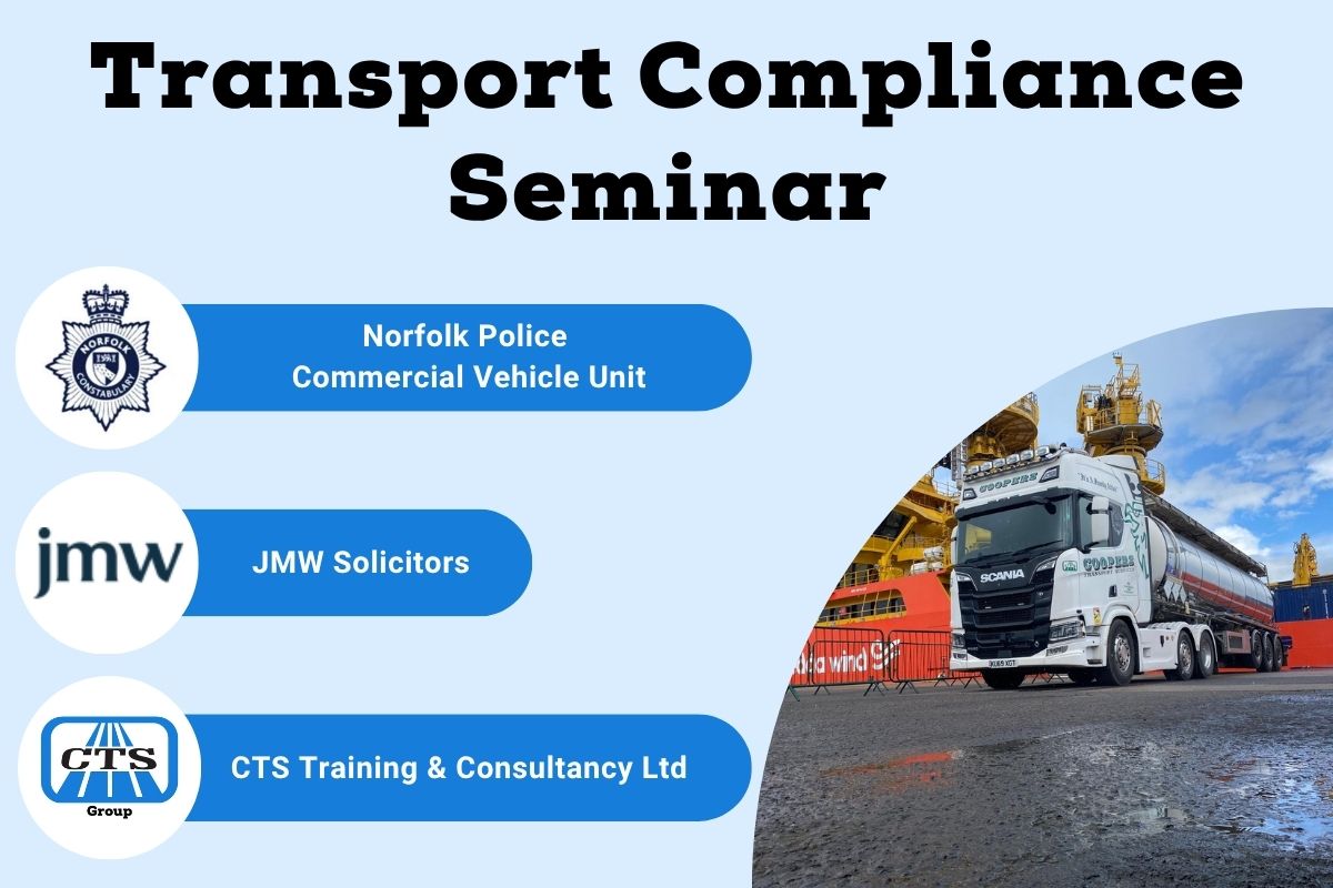 Transport Compliance Seminar with CTS, JMW Solicitors and Norfolk Police Commercial Vehicle Unit