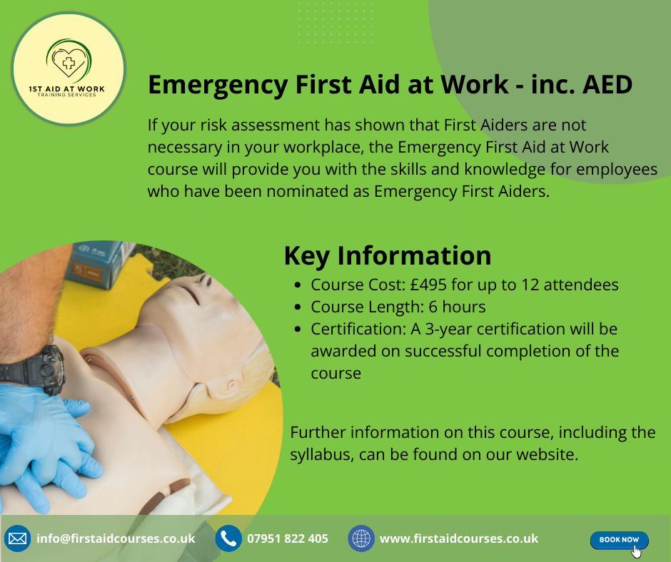 Emergency First Aid at Work Course (2)