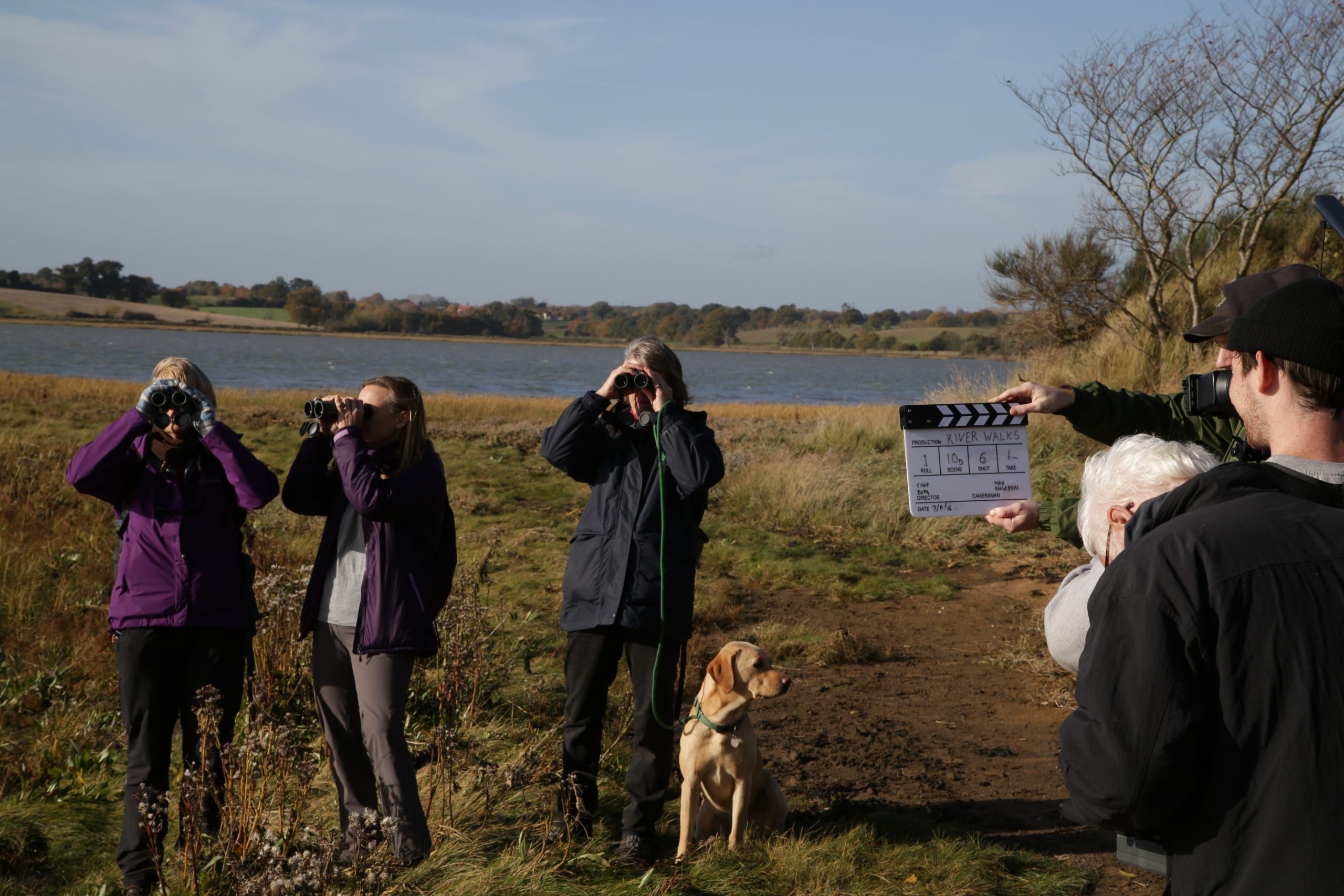 Eye Film filming with Miranda Krestovnikoff