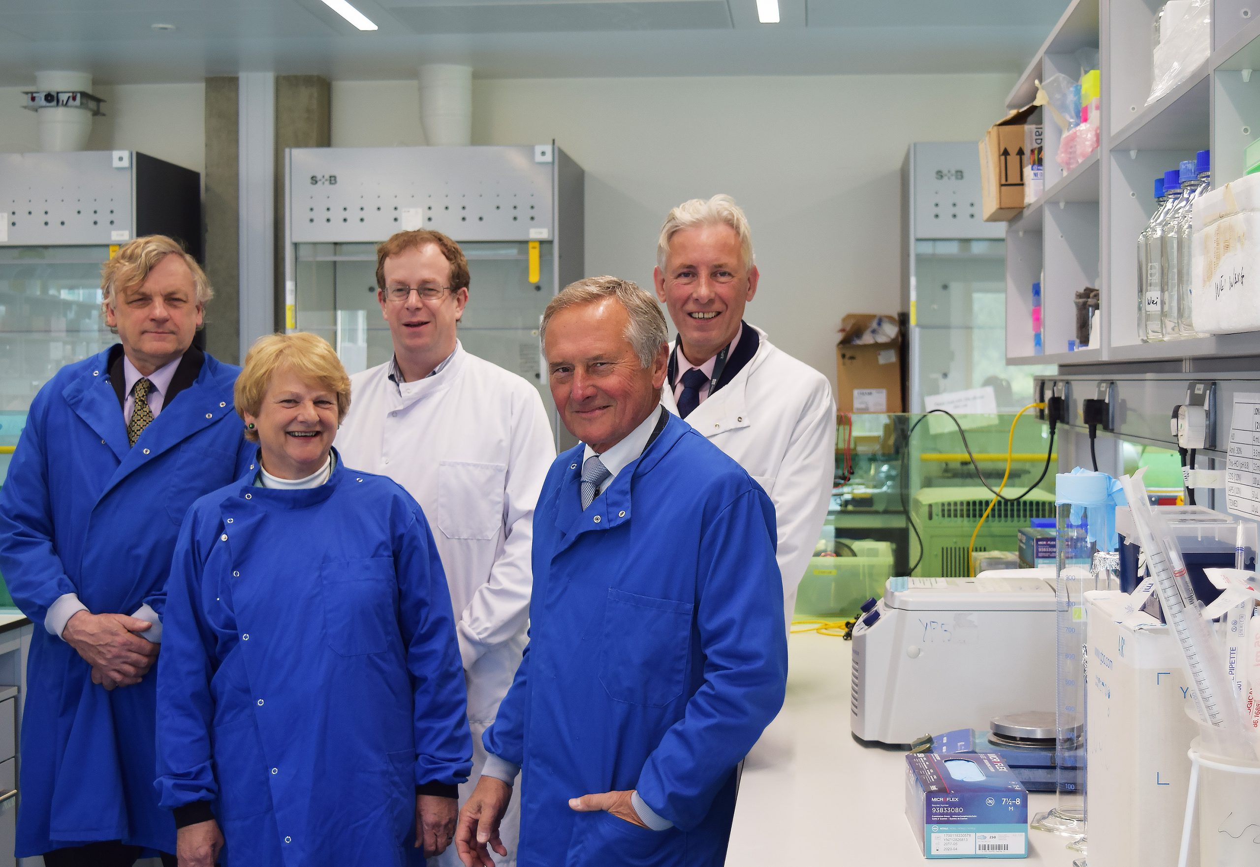 Nm Ab Big C Research Project L To R Prof. Colin Cooper Carolyn Sexton Big C Chairman Dr Dan Brewer Alan Boswell Dr Chris Bushby.jpg