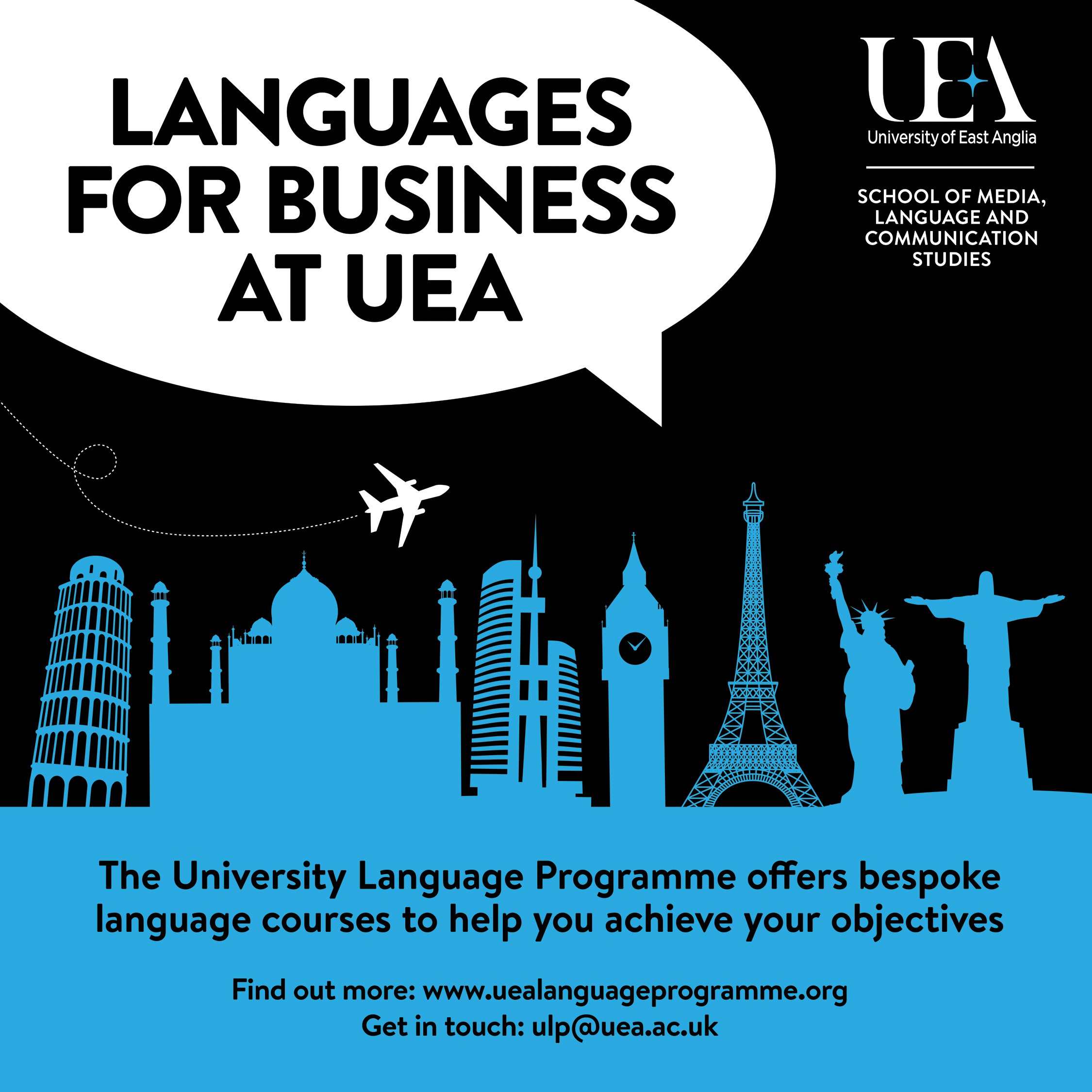 Languages for Business at UEA. 