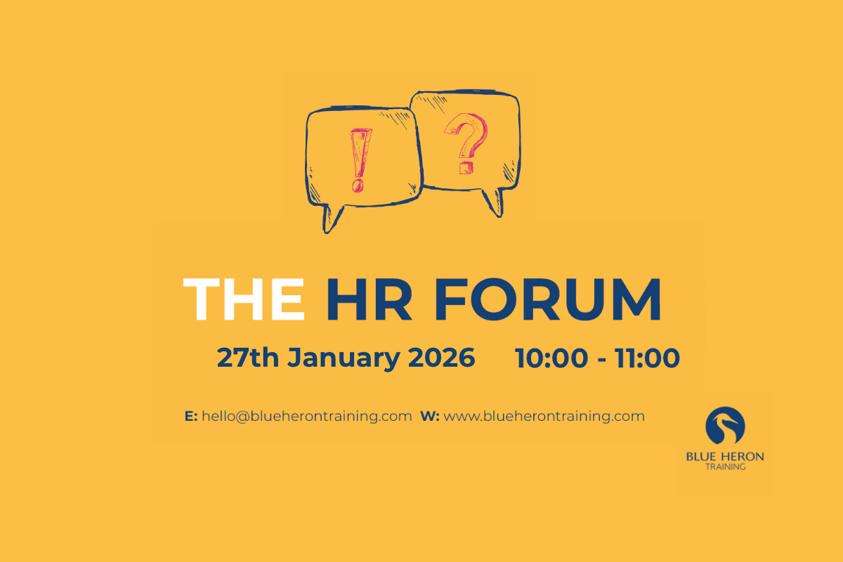 Blue Heron Training HR Forum How HR Can Lead the Resourcing Challenge in 2026