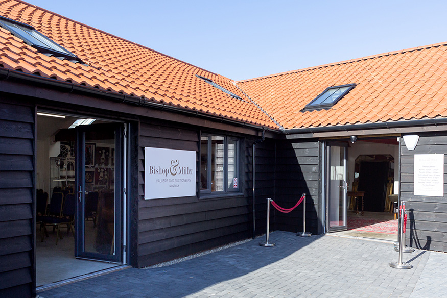 Front of Glandford saleroom
