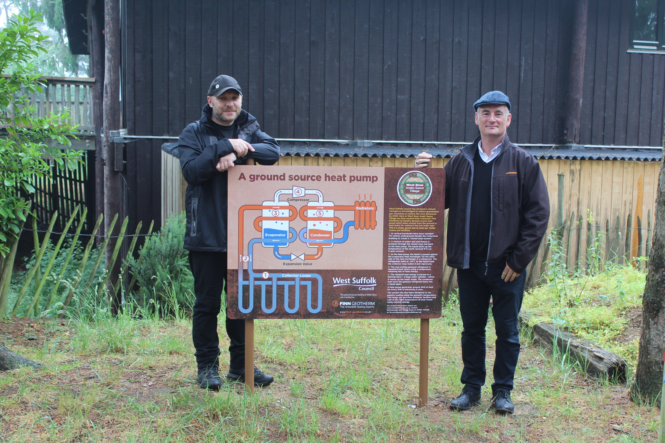 A renewable heating installation by Finn Geotherm at West Stow Anglo-Saxon Village has cut the site’s carbon emissions by 70%