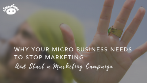 Why Your Micro Business Needs to Stop Marketing - Kathy Ennis - LittlePiggy