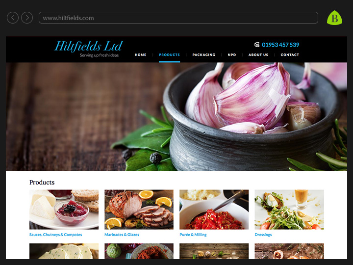 Hiltfields home page