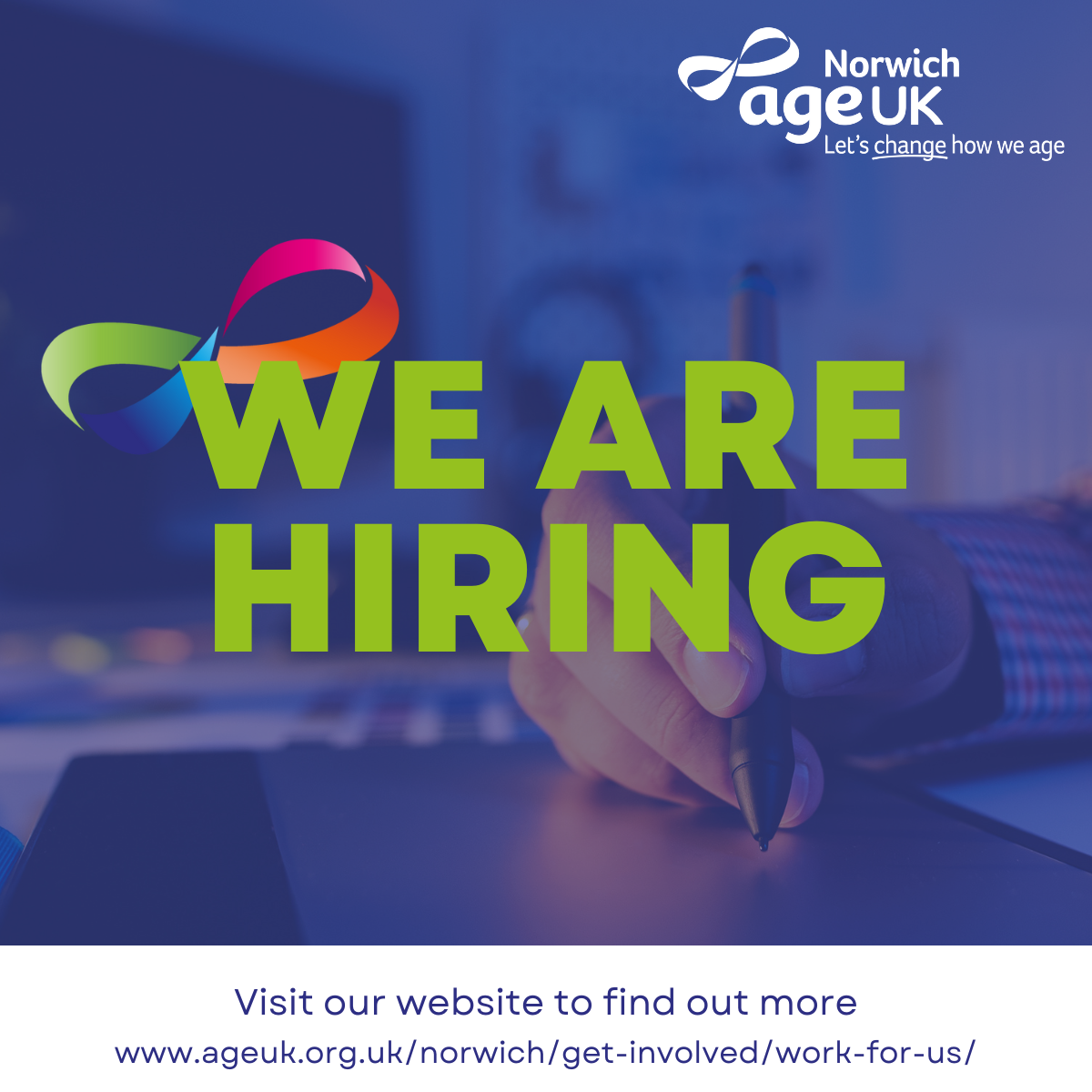 We are Hiring at Age UK Norwich 