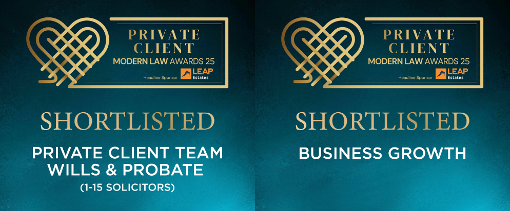 Lucas & Wyllys Shortlisted - Modern Law Private Client Awards 2025