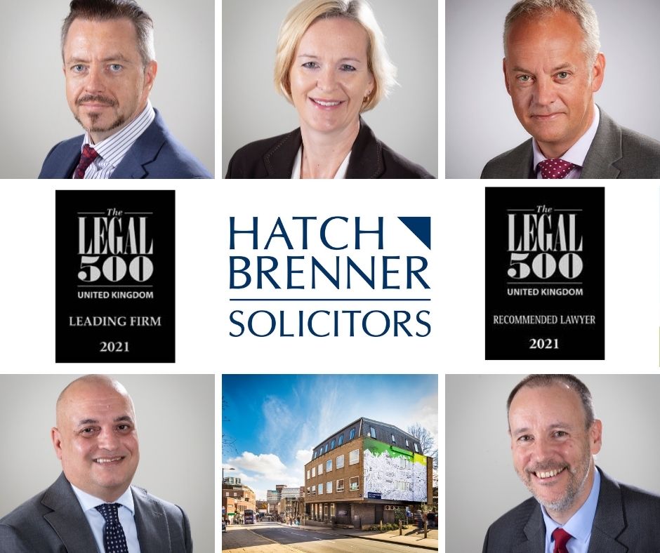 Hatch Brenner Solicitors is a Legal 500 UK Leading Firm 2021