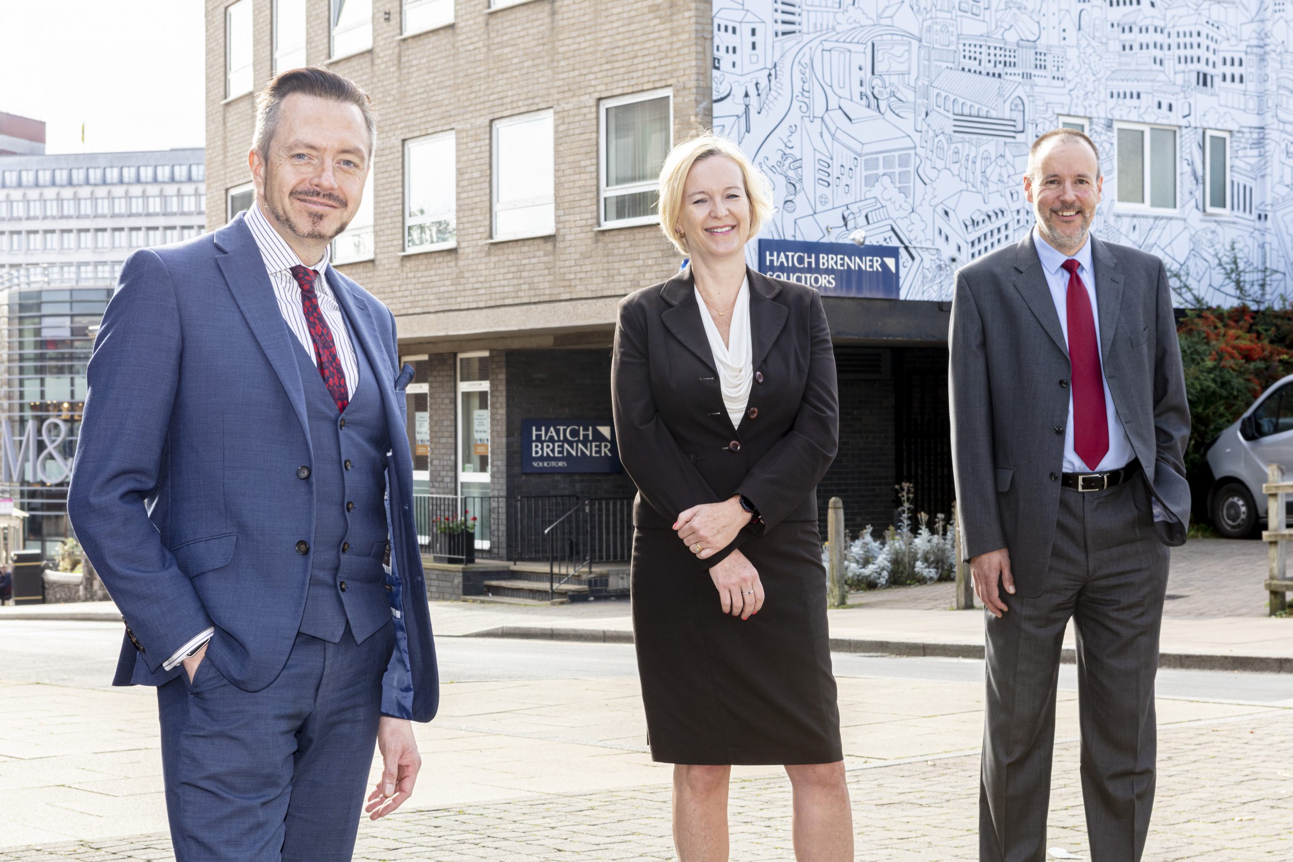 L-R: Hatch Brenner Partner Colin Cook welcomes Sara Westwood and Simon Bransby to the team.