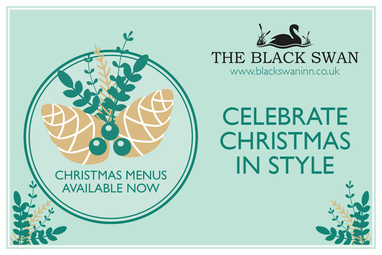 Celebrate over Christmas at The Black Swan