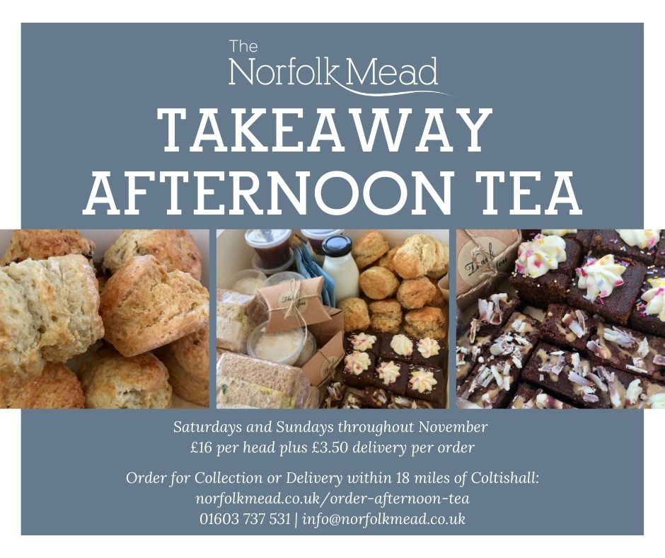 Takeaway Afternoon Tea from The Norfolk Mead this November