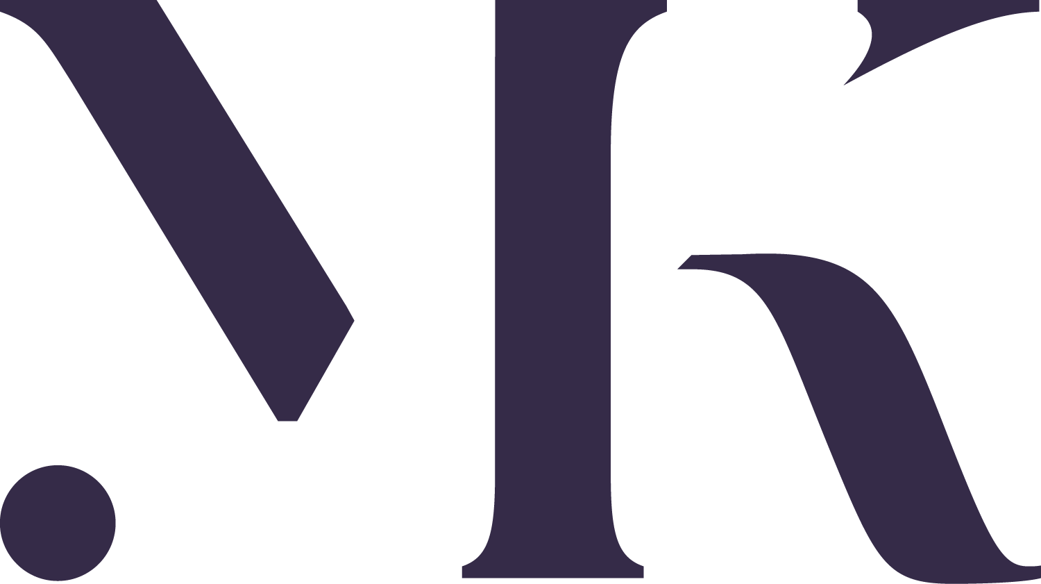 MK Talent Advisory logo in dark purple showing the letters M & K 