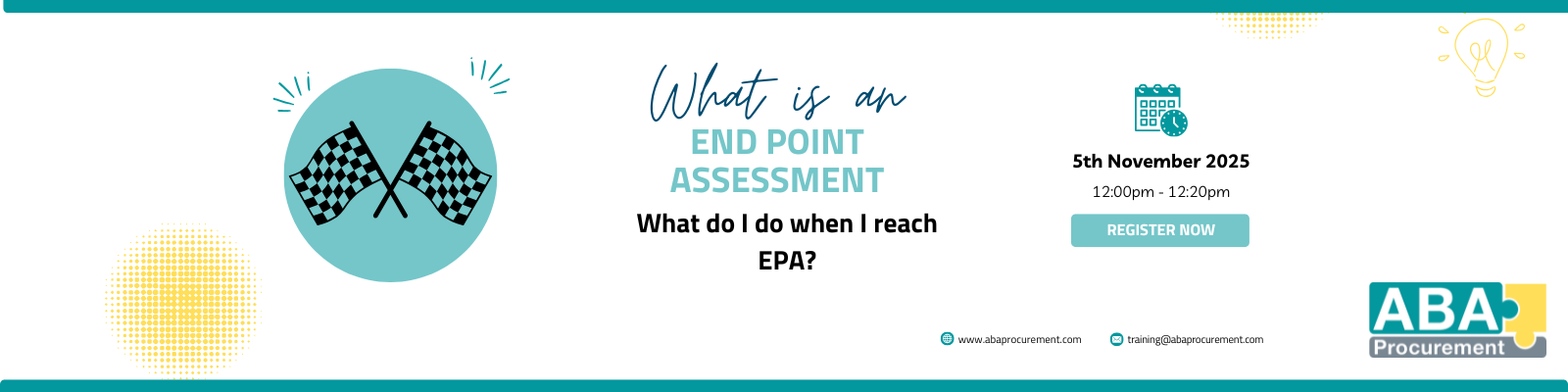 Graphic with "What is a Procurement End Point Assessment?"