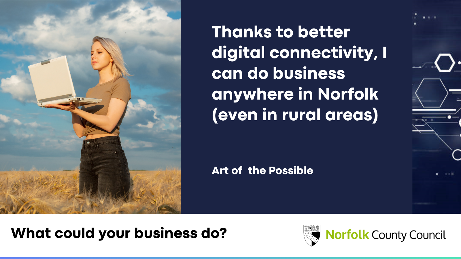 Digital connectivity, digital funding and innovations in LoRaWan connections across Norfolk are all part of Norfolk County Council’s strategy to make Norfolk the best-connected rural county in the UK.