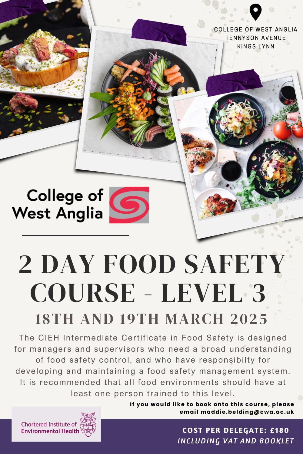 2 Day Food Safety Level 3