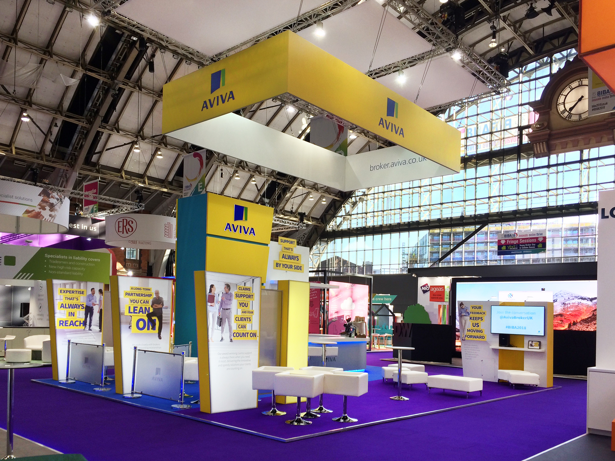 Aviva Exhibition Stand at BIBA Conference 2018