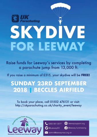 Skydive for Leeway