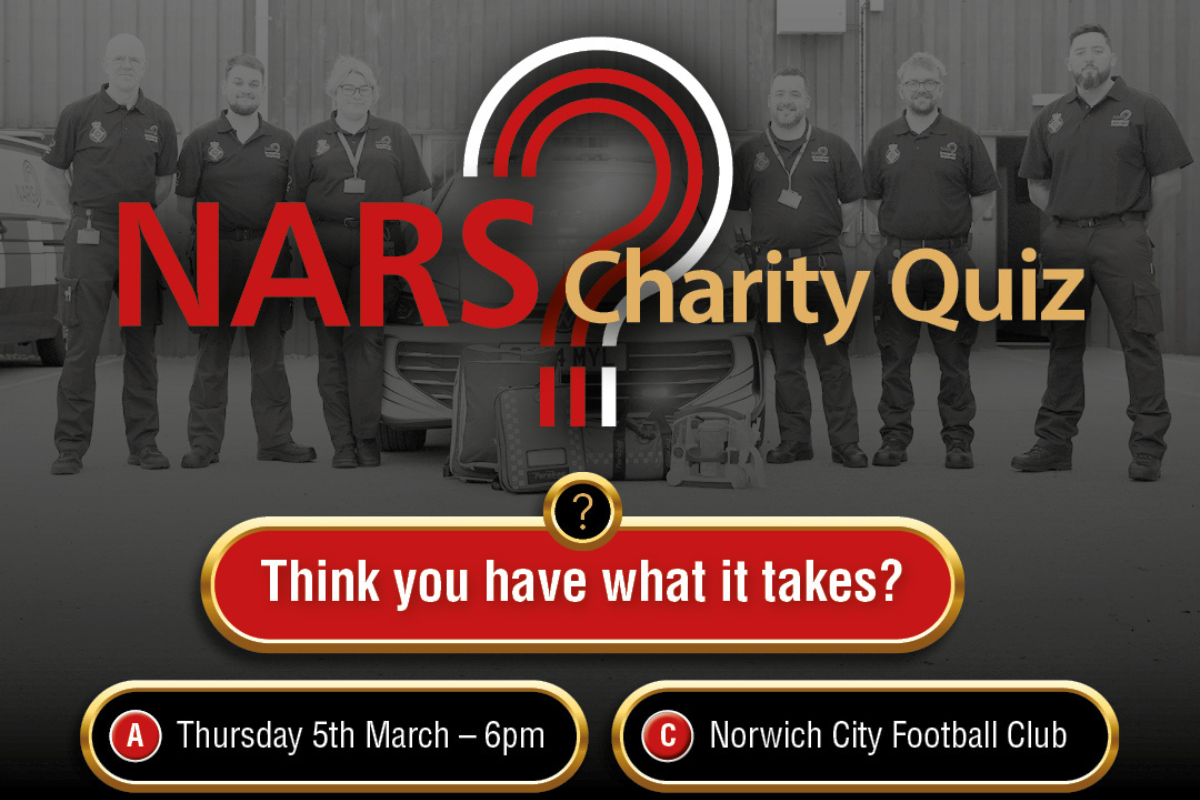 NARS Charity Quiz Poster