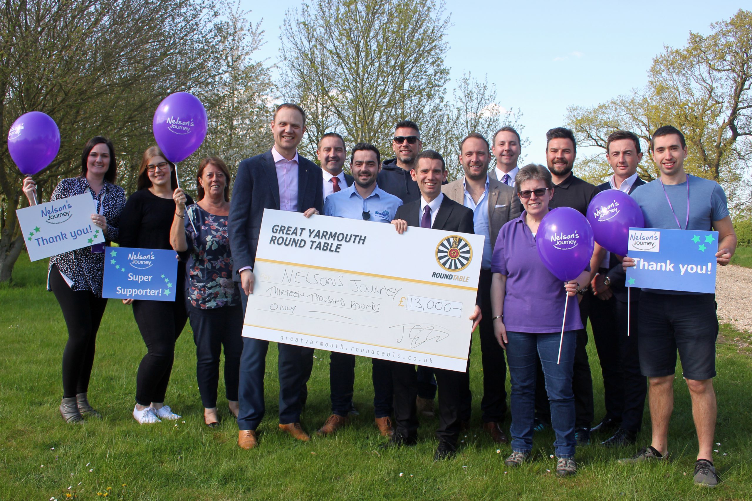 Nm Great Yarmouth Round Table Cheque Presentation To Nelsons Journey.jpg