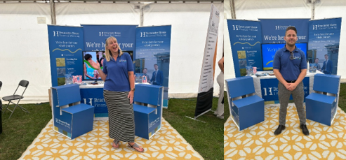Jayne our mortgage advisor and Nick our director at the Royal Norfolk Show 2025