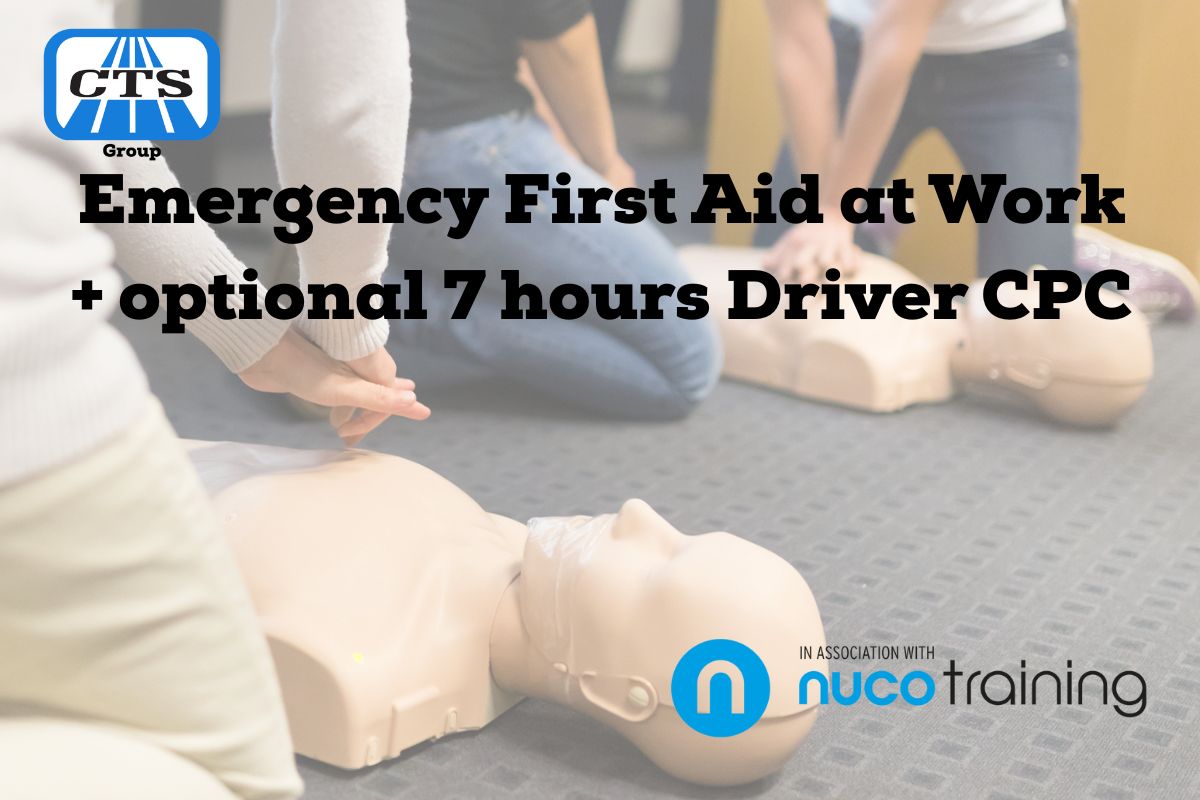 Emergency First Aid at Work with 7 hours Driver CPC