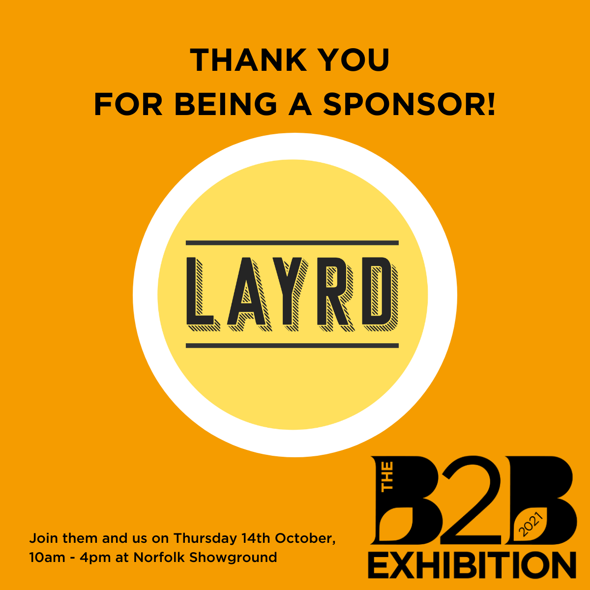 Layrd Design Ltd announced as sponsors of Norfolk Chambers of Commerce