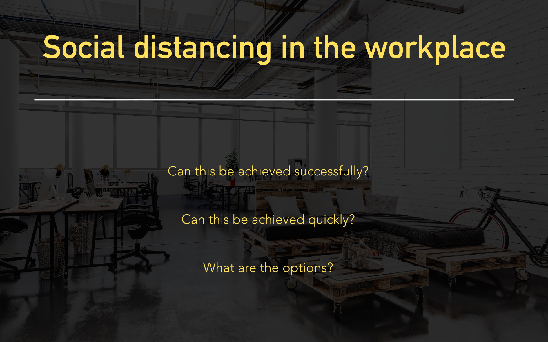 Social Distancing in the workplace, Layrd Design