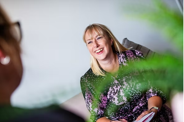 Financial Adviser Discussing planning with a client