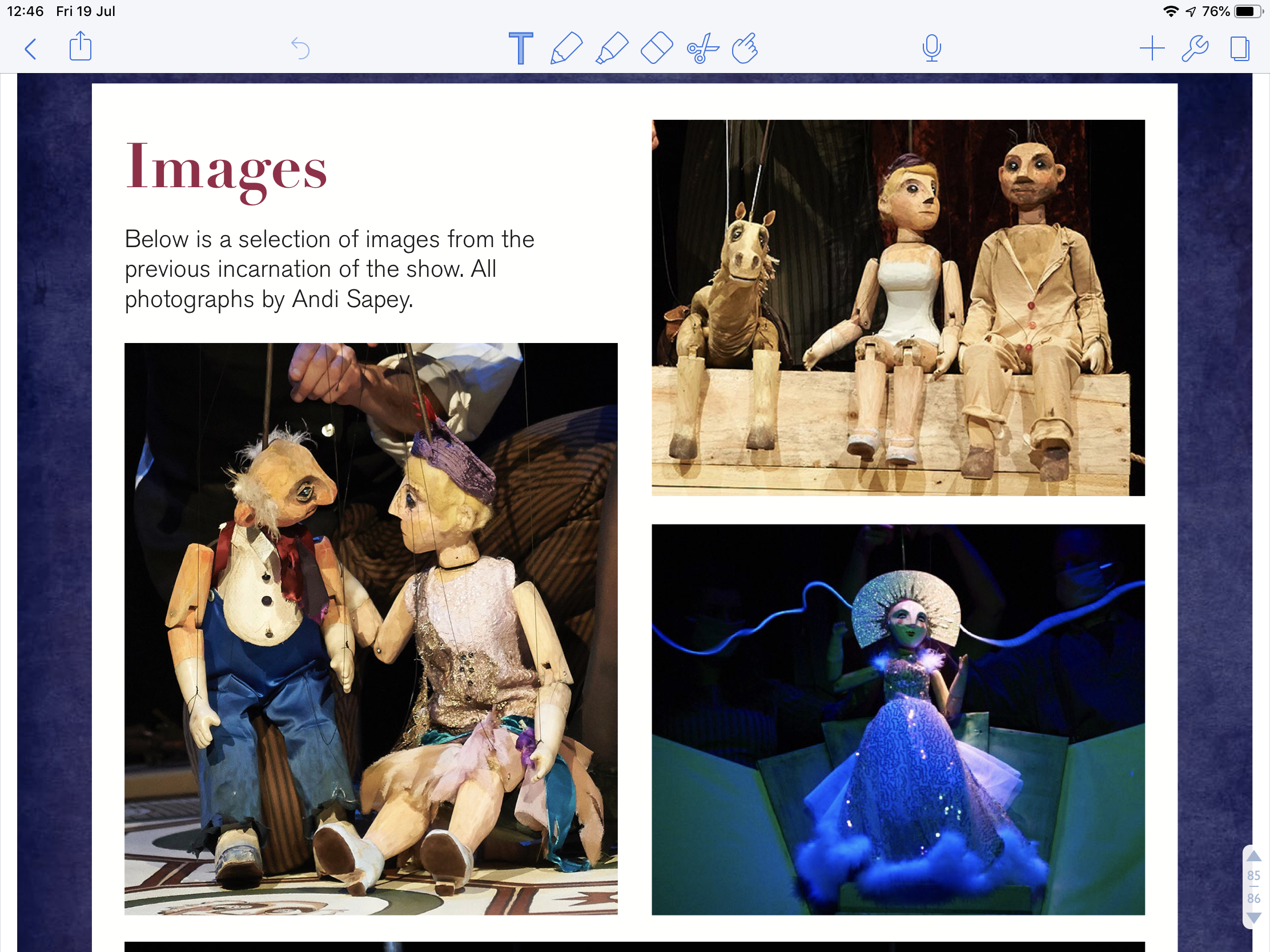 Images Of Our Stars The Amazing Puppets