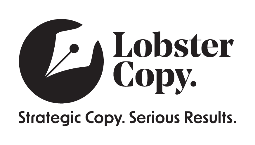 Norfolk copywriter Lobster Copy® 🦞 logo