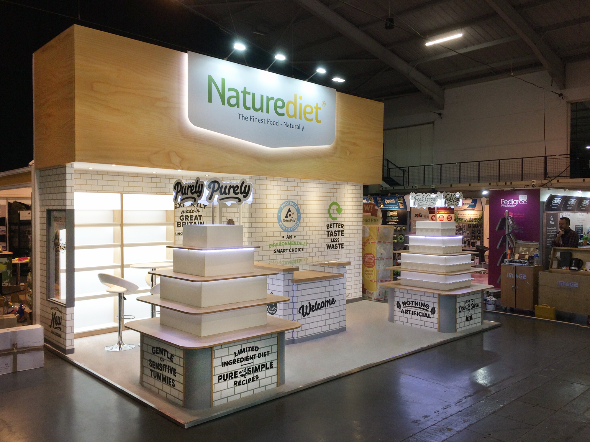 Naturediet Custom Exhibition Stand PATS Telford 2018