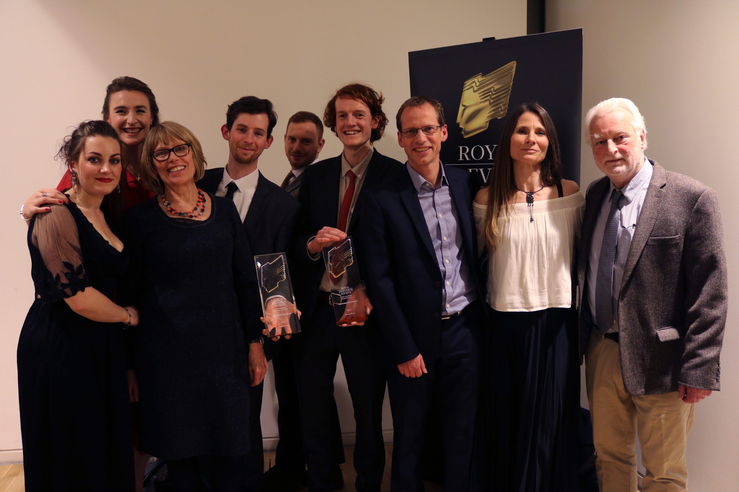 The Eye Film team at the RTS East Awards 2019