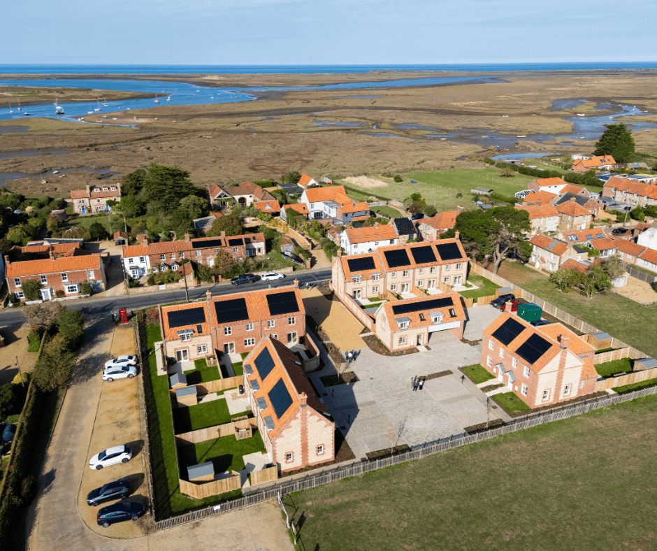 New Freebridge Community Housing Homes in Brancaster staithe 