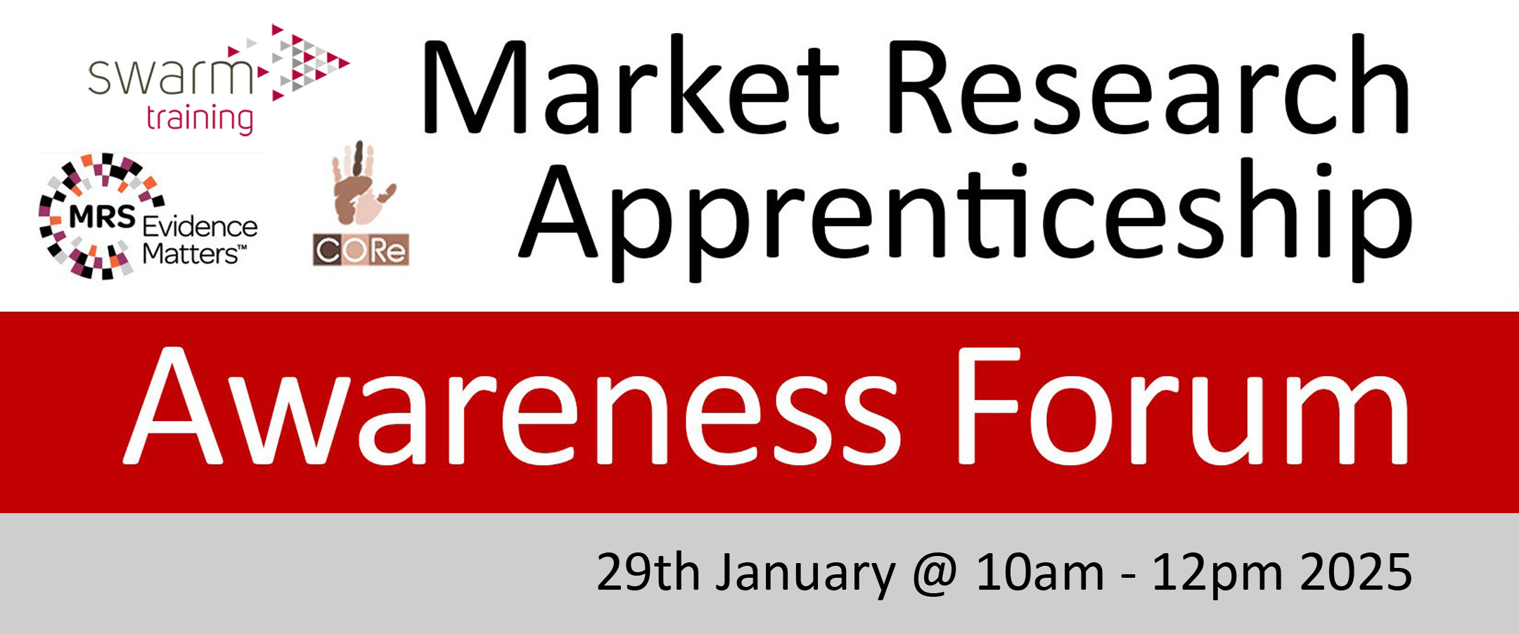 Market Research Apprenticeship Awareness Forum