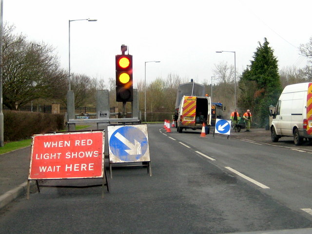 There will be temporary traffic signals on the A140 Cromer Road